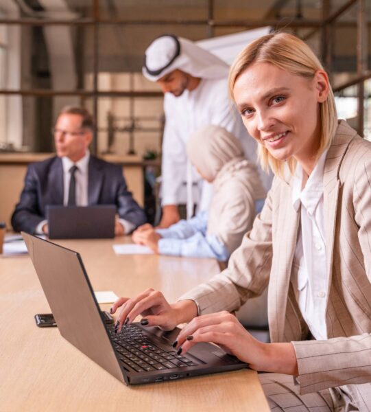 Multiethnic business team meeting in the office Multiethnic business team meeting in the office